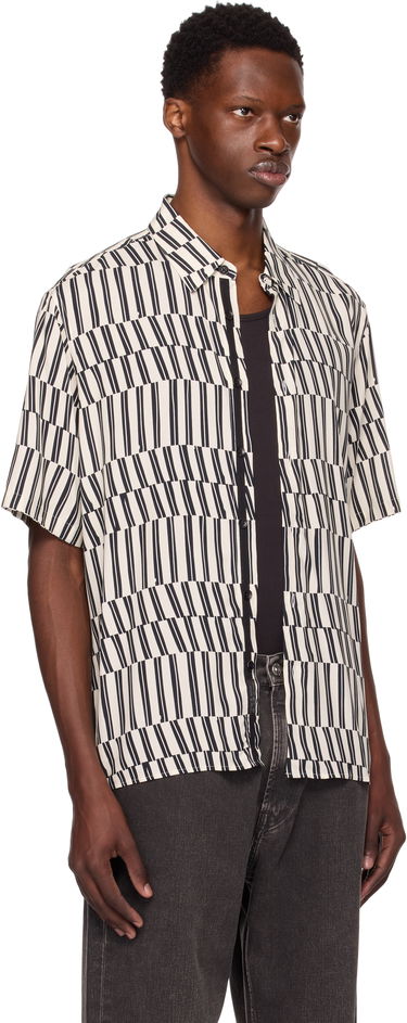 Skjorte rag & bone Rag & Bone Dalton Printed Short Sleeve Shirt Flerfarvet | MBW25PA026LVML, 1