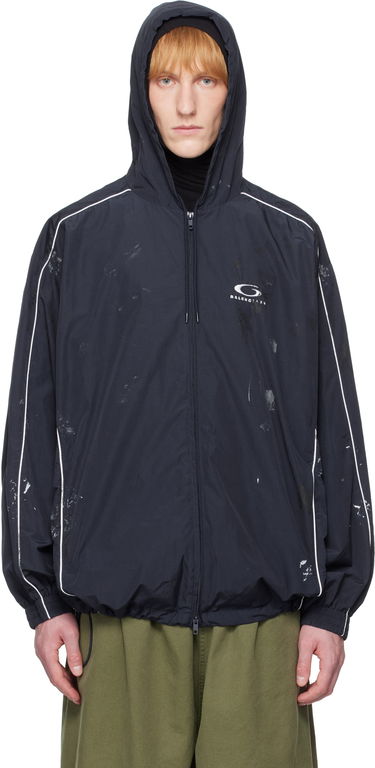 Vindjakke Balenciaga Balenciaga Painter Track Jacket Sort | 814394TPQ38, 0