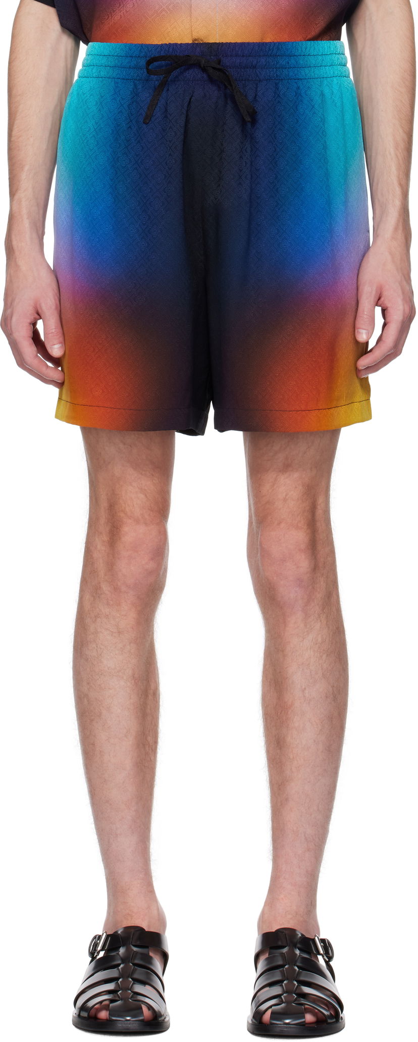 Shorts Casablanca Casablanca Gradient Silk Shorts Flerfarvet | MS25-TR-012-02