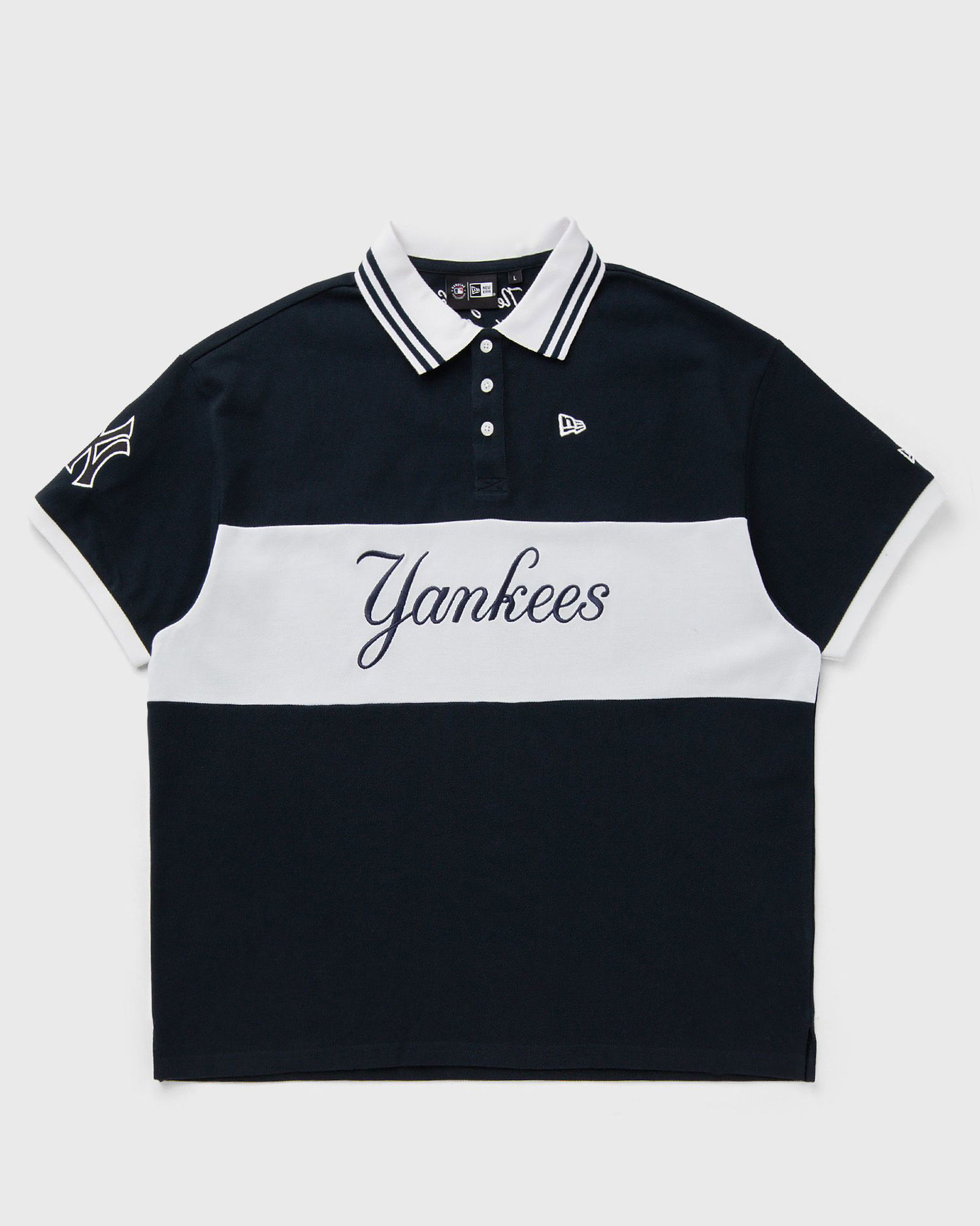 Polo skjorte New Era New York Yankees Graphic Polo Shirt Mørkeblå | 60667828, 0