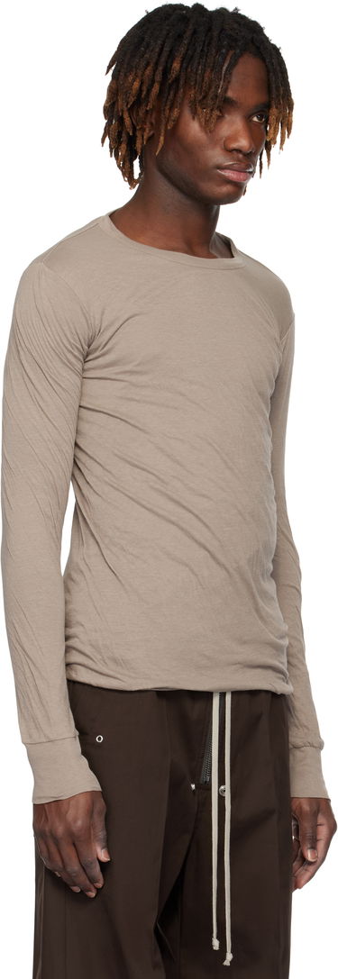 T-shirt Rick Owens Rick Owens Hollywood Double Long Sleeve T-Shirt Sort | RU01E5257 UC, 4