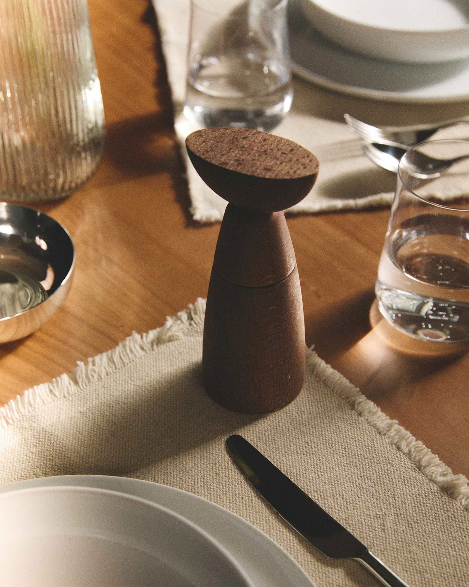 Home decor Alessi Oaxaca Wooden Pepper Mill Brun | MDL23, 1
