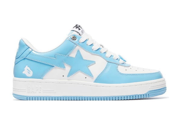 Sneakers og sko BAPE Bape Sta Patent Leather "Blue White" Blå | 1I70-291-001/1I70-191-002, 0