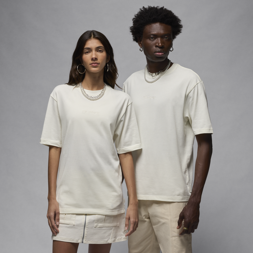 T-shirt Jordan Air Jordan Wordmark 85 Beige | HF3447-133