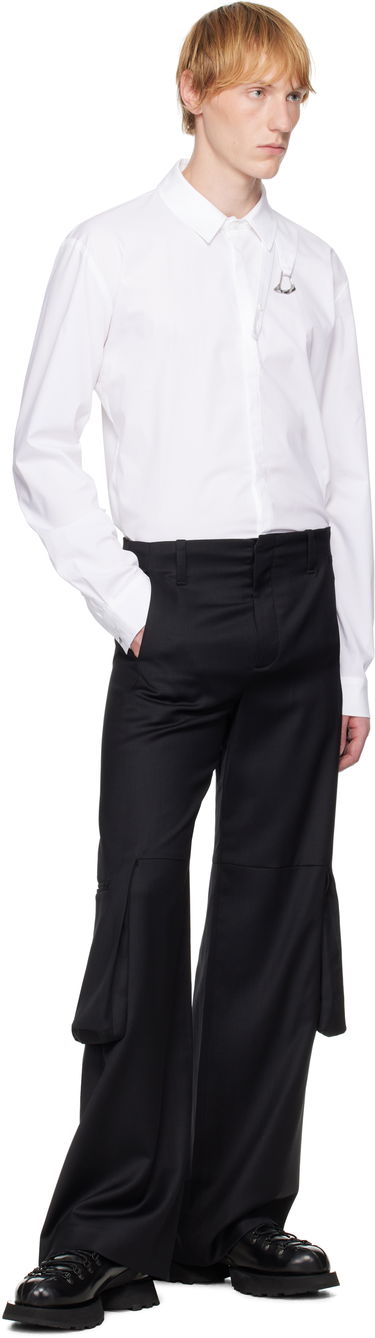 Cargo bukser HELIOT EMIL HELIOT EMIL Ferro Tailored Cargo Pants Sort | SS25_M_10_198_BLK01, 3