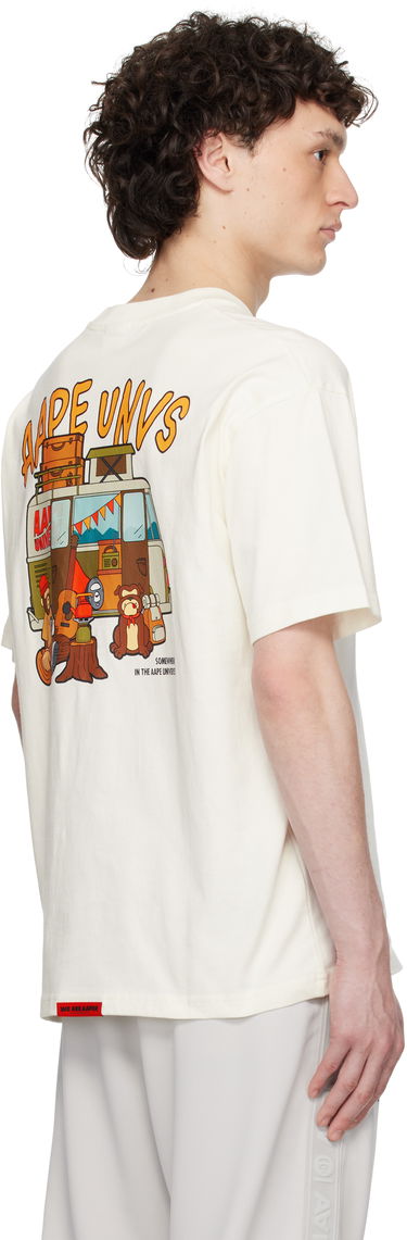 T-shirt AAPE by A Bathing Ape AAPE by A Bathing Ape AAPER Graphic T-Shirt Hvid | AAPTEM1616XXNIVX, 2