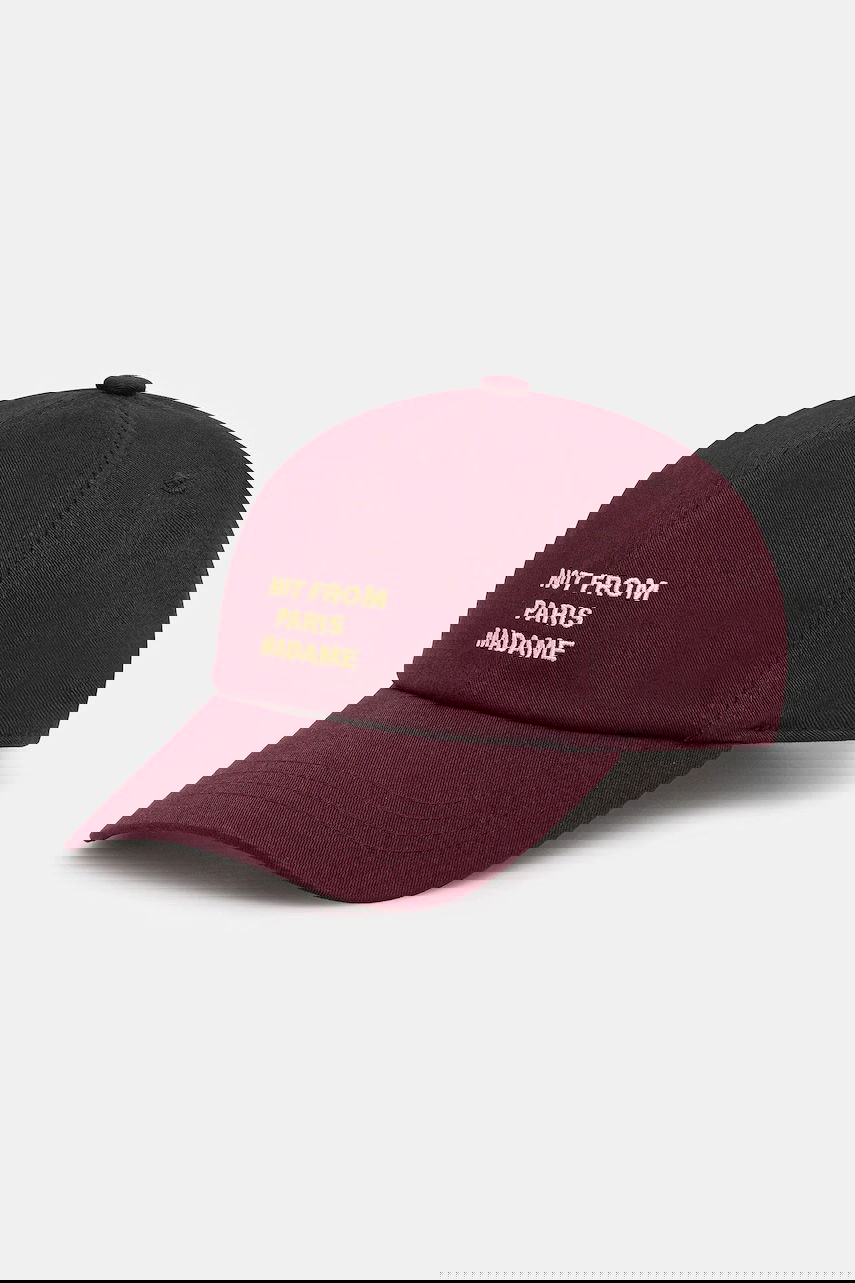 Kasket Drôle de Monsieur Drôle de Monsieur La Casquette Slogan Baseball Cap Bourgogne | I.CP151.CO138, 0