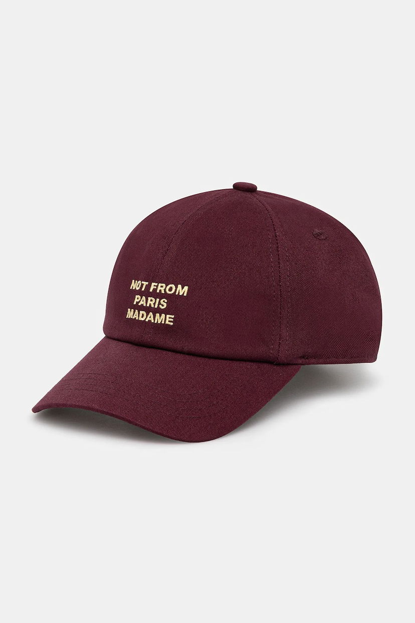 Kasket Drôle de Monsieur Drôle de Monsieur La Casquette Slogan Baseball Cap Bourgogne | I.CP151.CO138