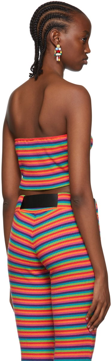 Tanktop Anna Sui Exclusive Striped Tube Top Flerfarvet | 522A20, 2