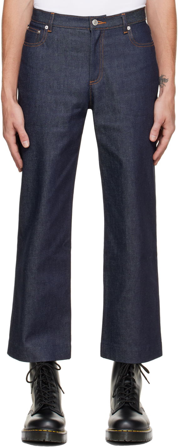 Jeans A.P.C. Sailor Loose Jeans Mørkeblå | COZZI-F09073, 0