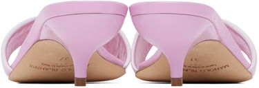 Tilbehør Manolo Blahnik Manolo Blahnik Helamu Kitten Heel Mules Lyserød | 224-1599, 1