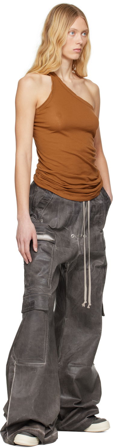 Cargo bukser Rick Owens Rick Owens DRKSHDW Hollywood Double Jumbo Bela Denim Cargo Pants Grå | DS01E3324 SCF, 3