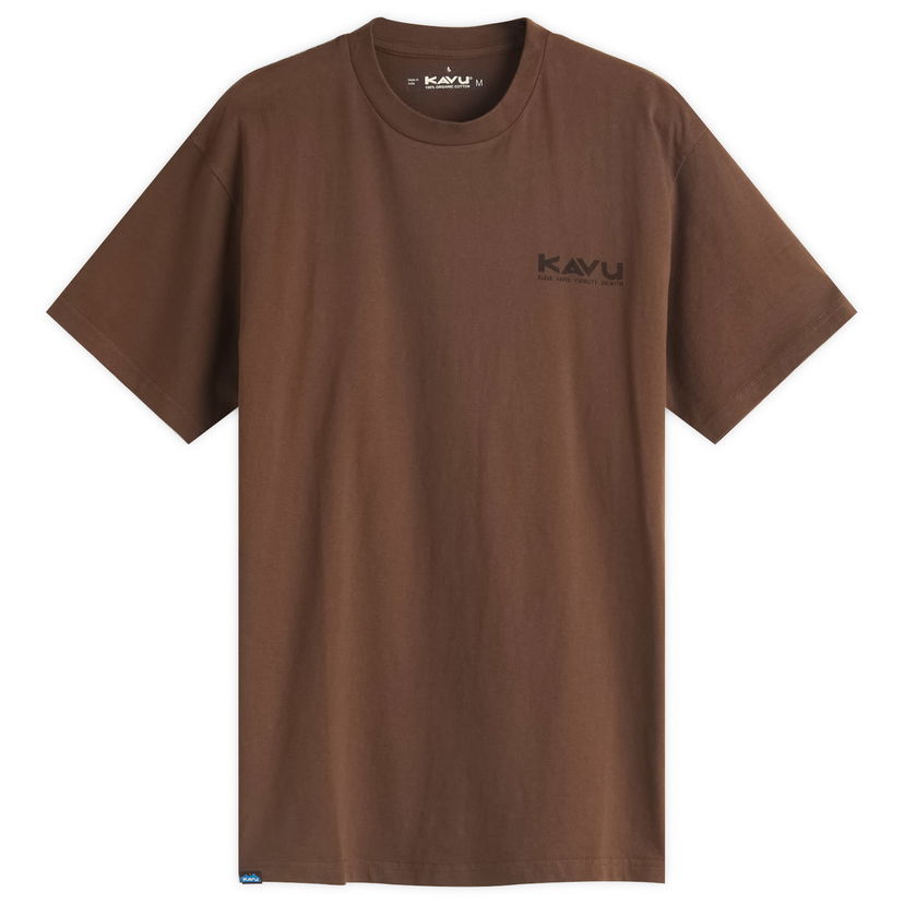 T-shirt KAVU Men's Klear Above Etch Art T-Shirt Brun | 847-329