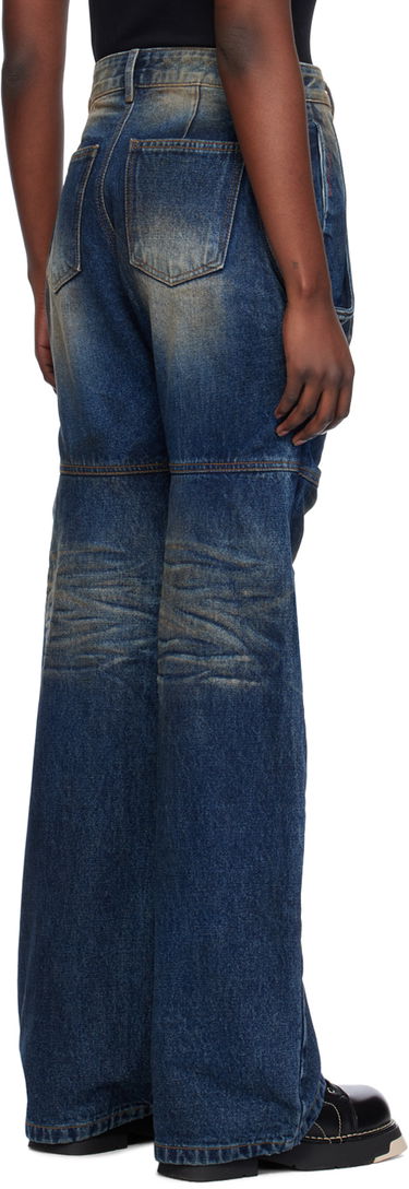 Jeans We11done Wire Relaxed Fit Jeans Blå | WD-DP0-24-328-W-NV, 2