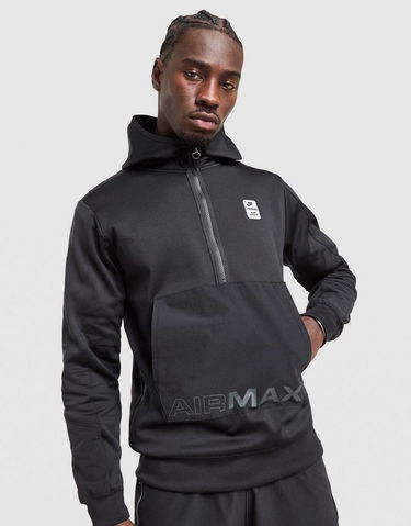 Sweatshirt Nike NSW Airmax Pkhz Half-Zip Pullover Hoodie Sort | IF0396-010, 0