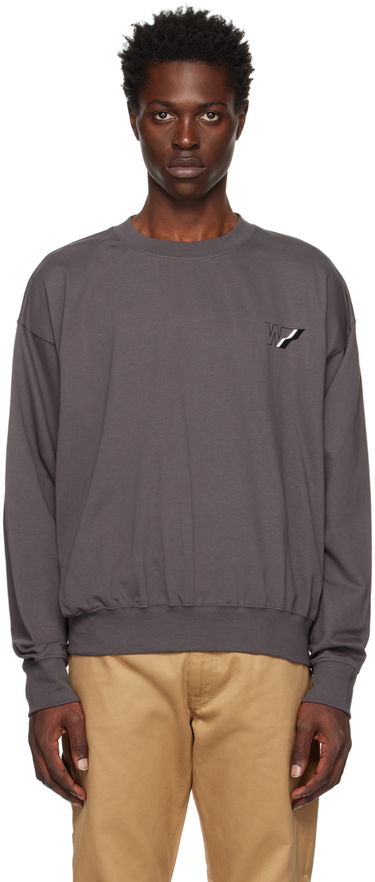 Sweater We11done We11done W Line Sweatshirt Grå | WD-TS3-22-818-U-CH, 0