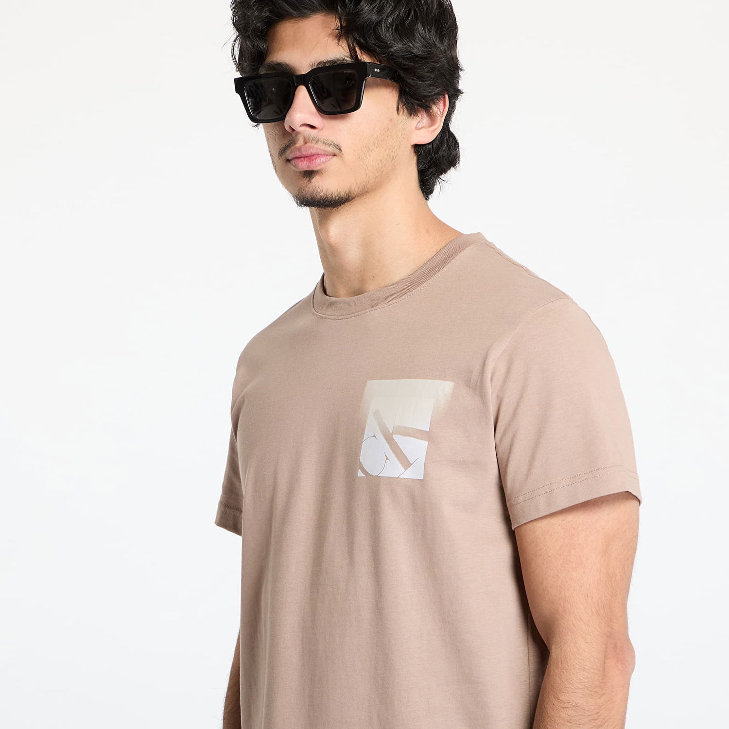 T-shirt CALVIN KLEIN Calvin Klein Jeans Soft Box Monogram T-Shirt Brun | J30J327092 PFW, 1