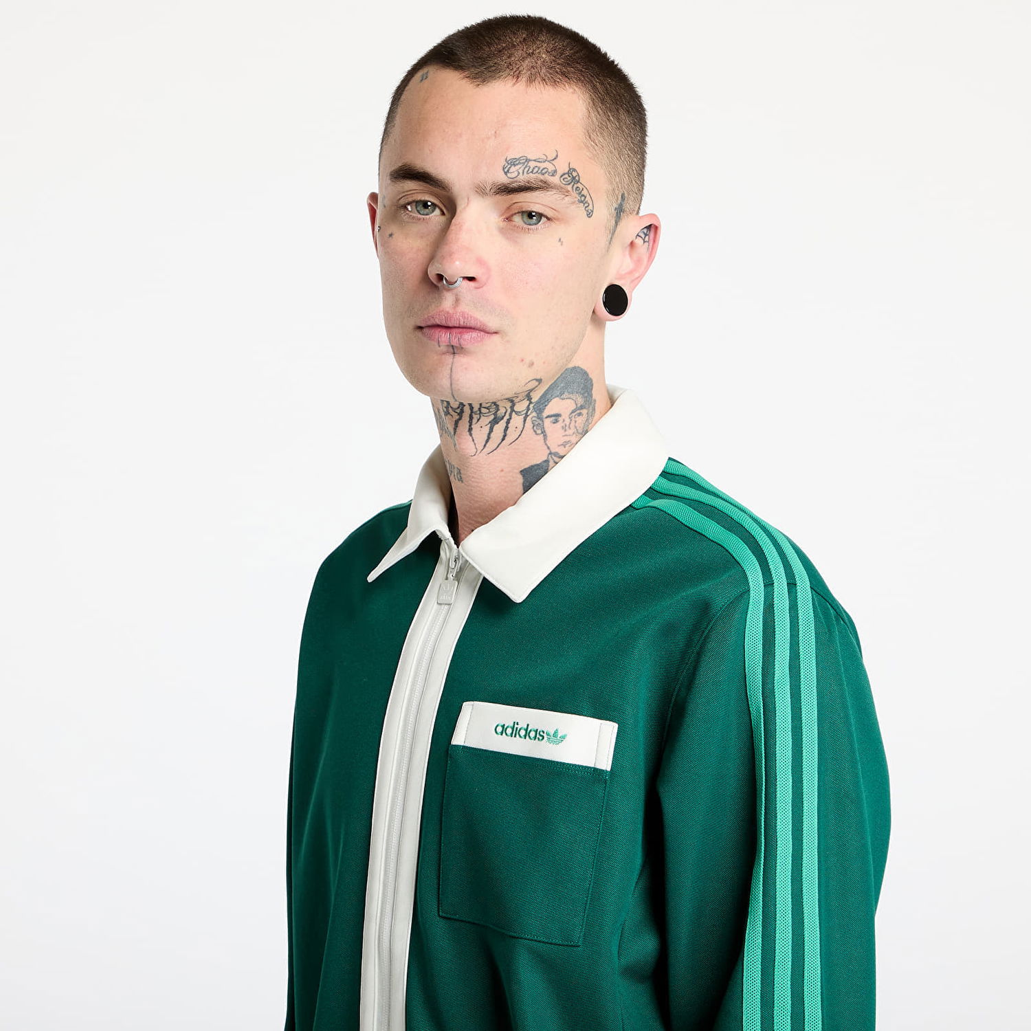 Jakke adidas Originals Green Track Jacket Grøn | JC8362, 1