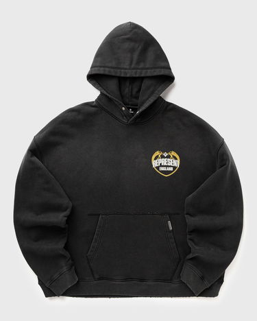 Sweatshirt Represent Clo Angel Border Hoodie Sort | MLM100368-04, 2