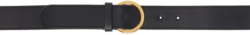 Bælter The Row Half Moon Leather Belt Sort | W1614-L60