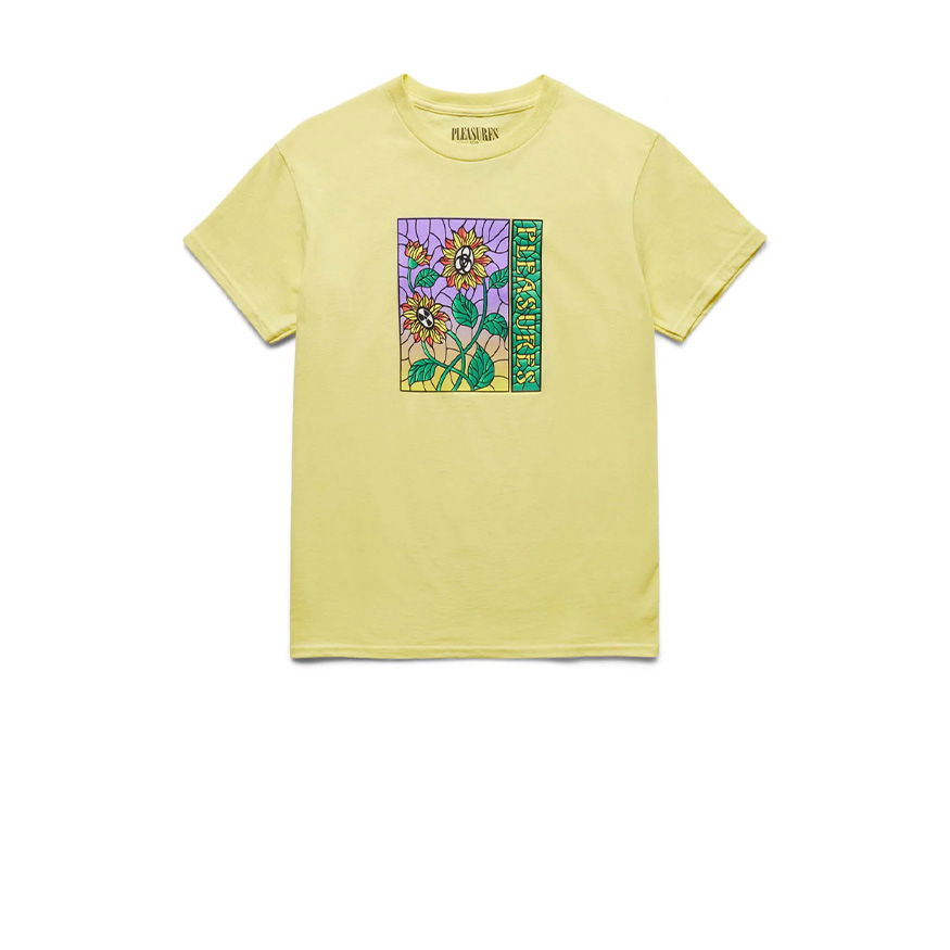 T-shirt Pleasures Glass Tee Gul | P22F060-BANANA, 0