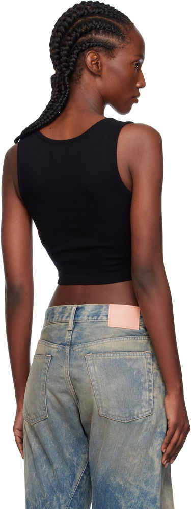 Tanktop Vivienne Westwood Vivienne Westwood Cropped Rib Tank Top Sort | 1G010011-J009C-, 2