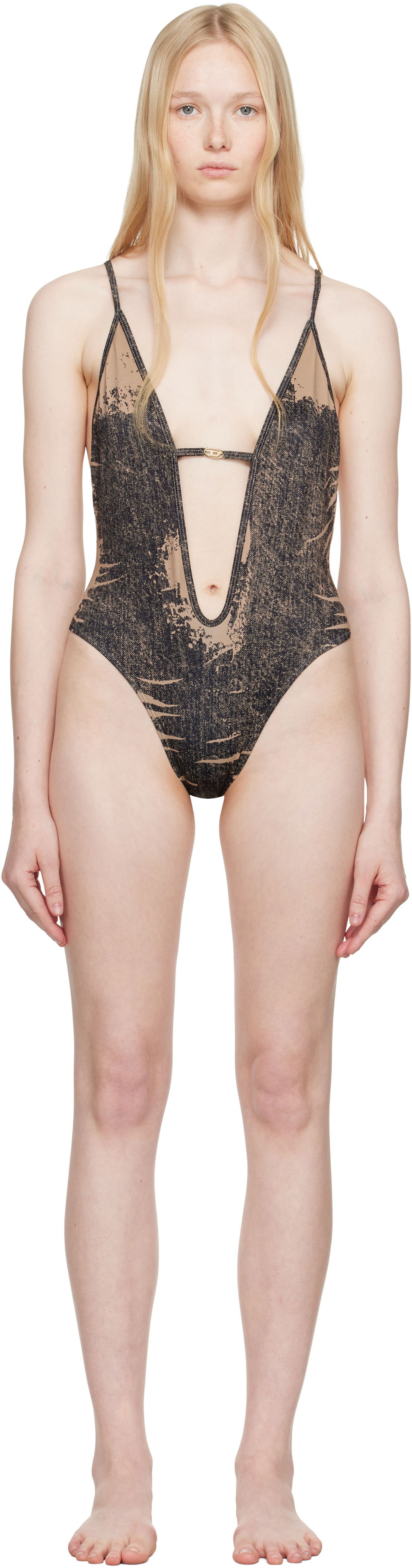 Badetøj Diesel Diesel Daisy-Dnm One-Piece Swimsuit Brun | A17481 0BNCW, 0
