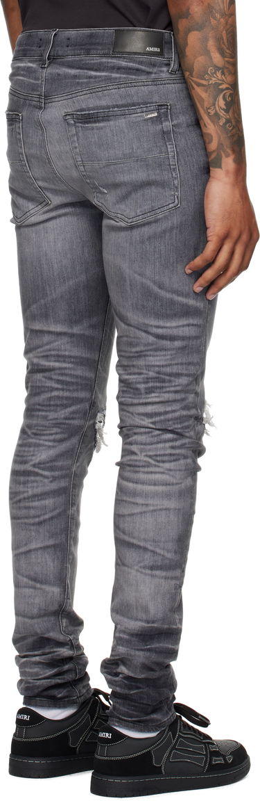 Jeans AMIRI AMIRI MX1 Jeans with Suede Patches Grå | AMDNSY1158, 2