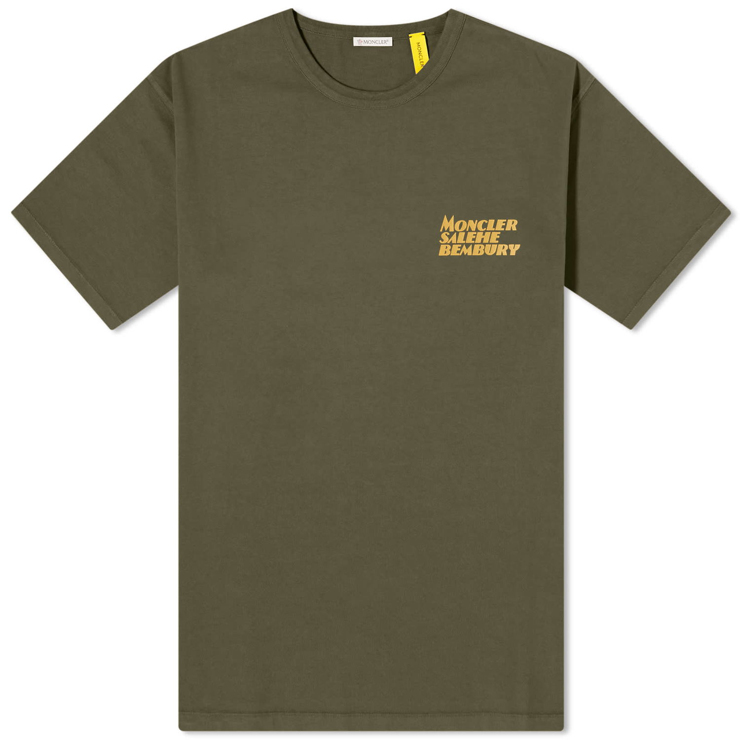 T-shirt Moncler Genius x Salehe Bembury T-Shirt Khaki Grøn | 8C000-M3236-01-833, 0