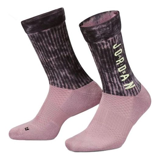 Sokker Jordan Jordan Legacy Sport DNA Tie Dye Alphabet Athleisure Socks Lilla | SK0028-500, 0