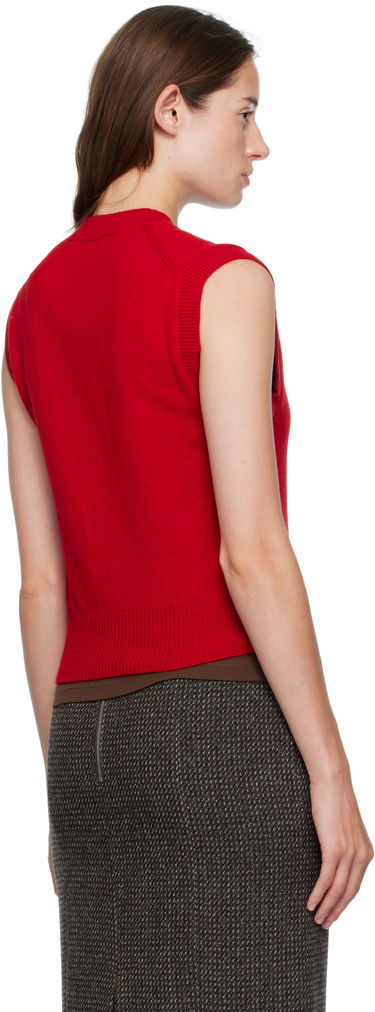 Vest &Daughter &Daughter Athea Knit Vest Rød | HKN03912, 2