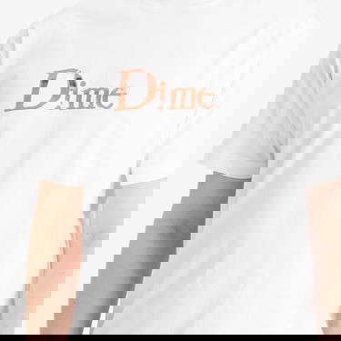 T-shirt Dime Classic Shiny T-Shirt, Size Large Hvid | DIME2SP2549WHT, 5