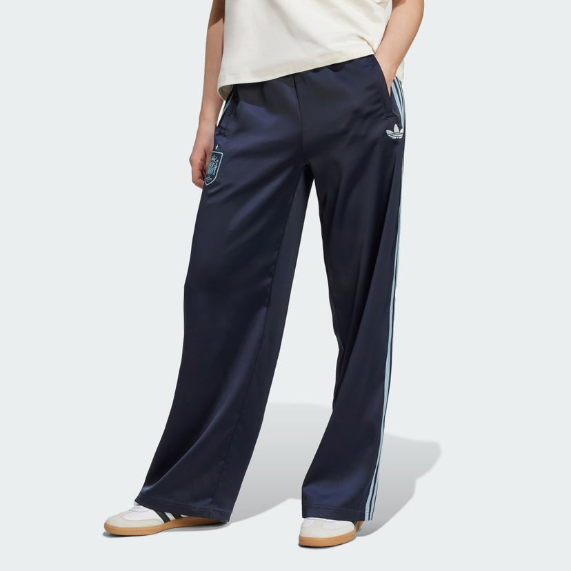 Bukser adidas Performance Spain Satin Track Pants Mørkeblå | JJ2741