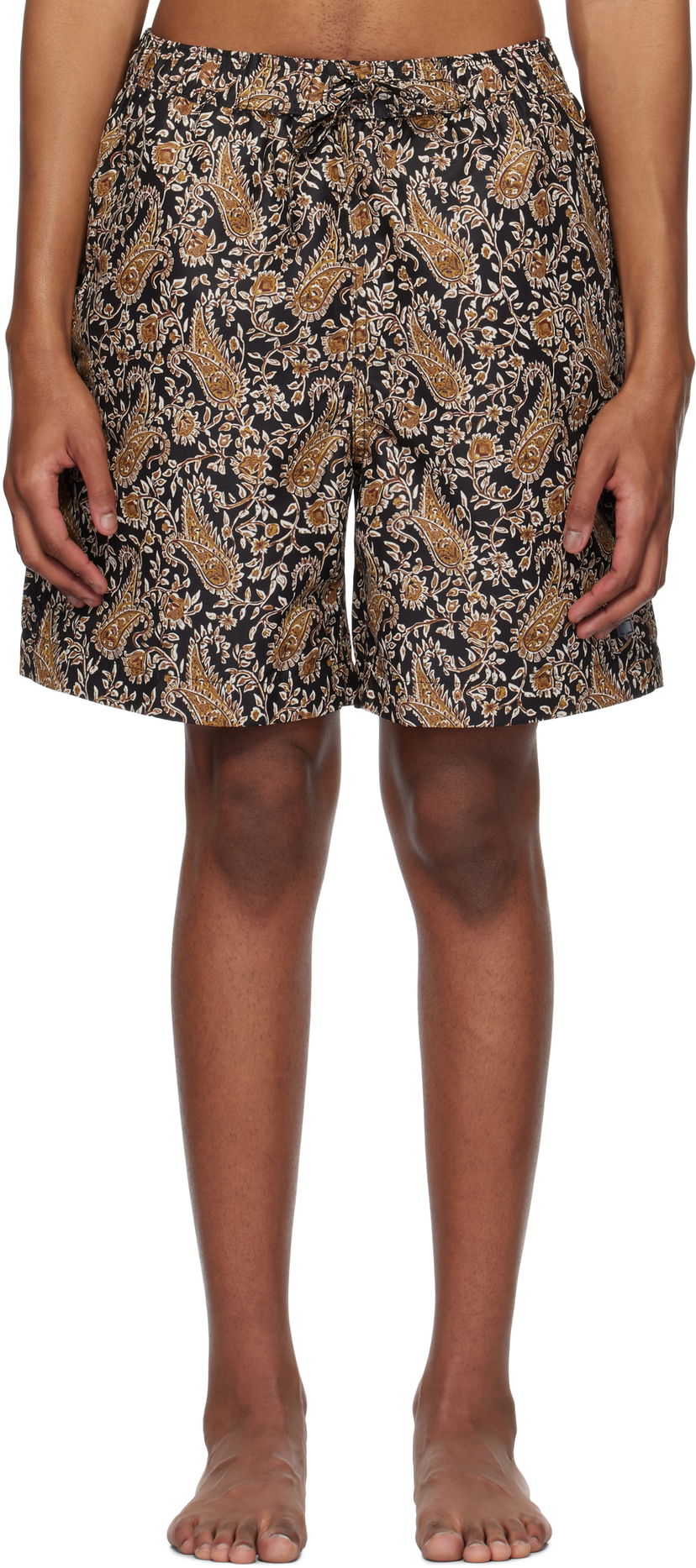 Badetøj ISABEL MARANT Isabel Marant Paisley Swim Shorts Sort | MB0009HA-C1P01H