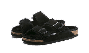 Sneakers og sko Birkenstock Arizona Shearling Sort | 0752661/0752663, 1