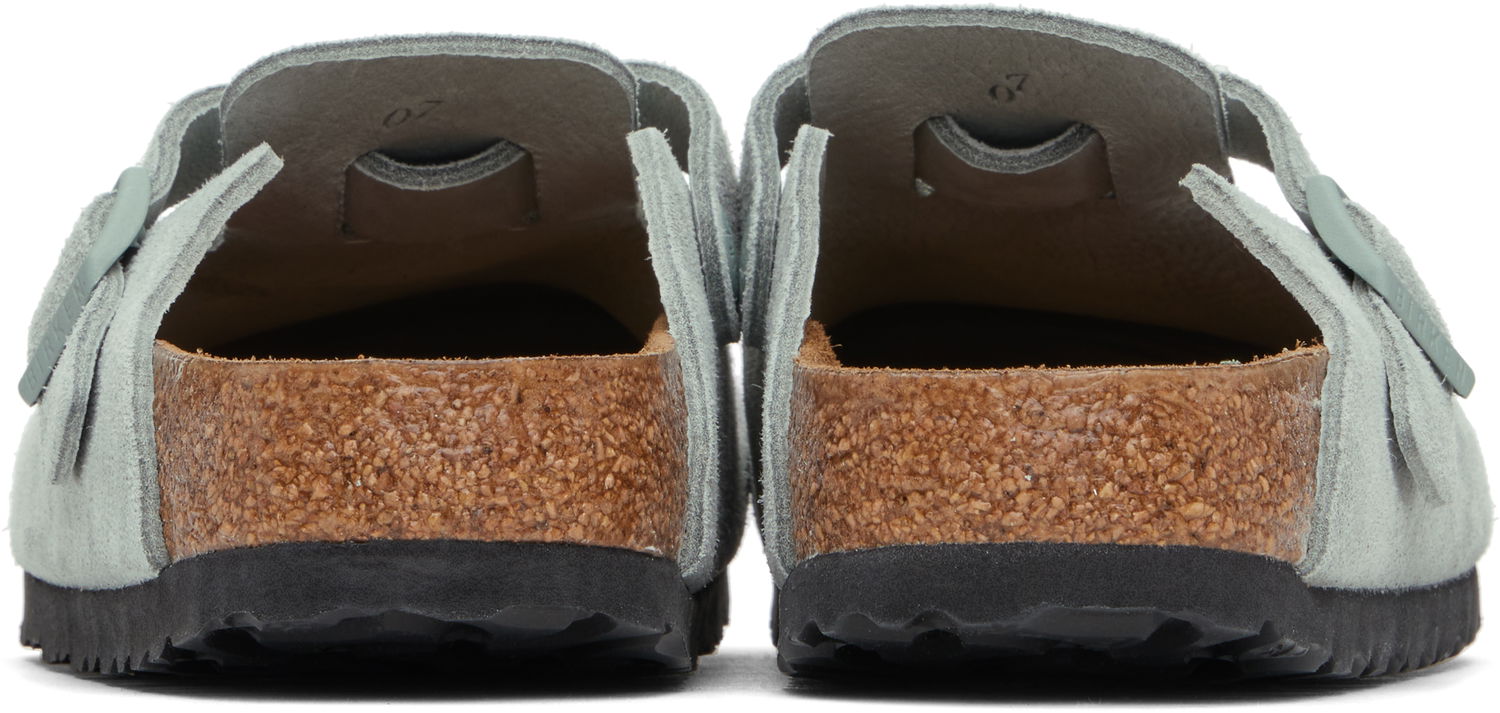 Tøj Birkenstock Birkenstock Boston Soft Footbed Slip-on Loafers Grå | 1029801, 1