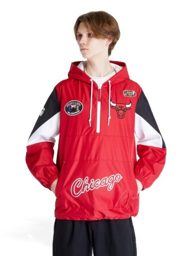 Vindjakke Mitchell & Ness NBA Team Origins Pullover Anorak Rød | OJPO5033-CBUYYPPPSCAR