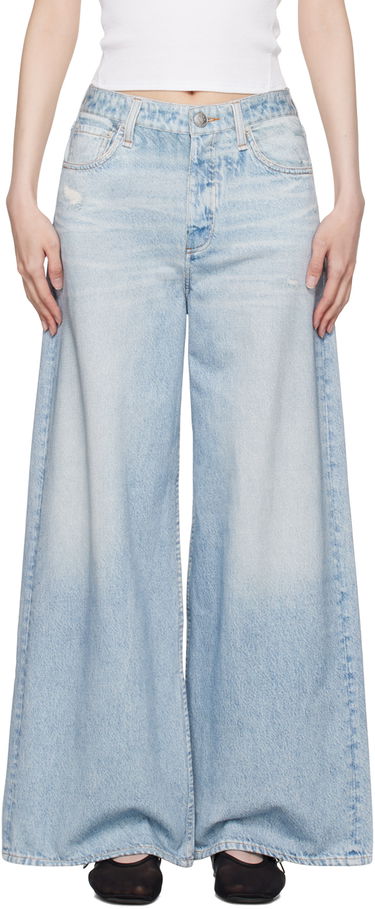 Jeans rag & bone rag & bone Miramar Sofie Ankle Wide-Leg Trousers Blå | WCW24S70078207, 0