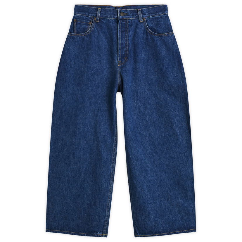 Jeans Studio Nicholson Studio Nicholson x Beams Plus Holly Wide Leg Denim Jeans Blå | BPSN2101-70