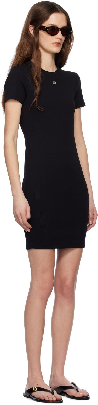 Kjole Givenchy Givenchy 4G Ribbed Tank Mini Dress Sort | BW22CM3YQS001, 1