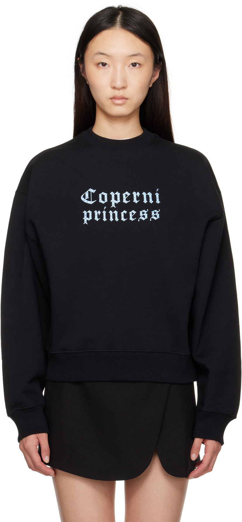 Sweatshirt Coperni Coperni Princess Sweatshirt Sort | DJS161F5018