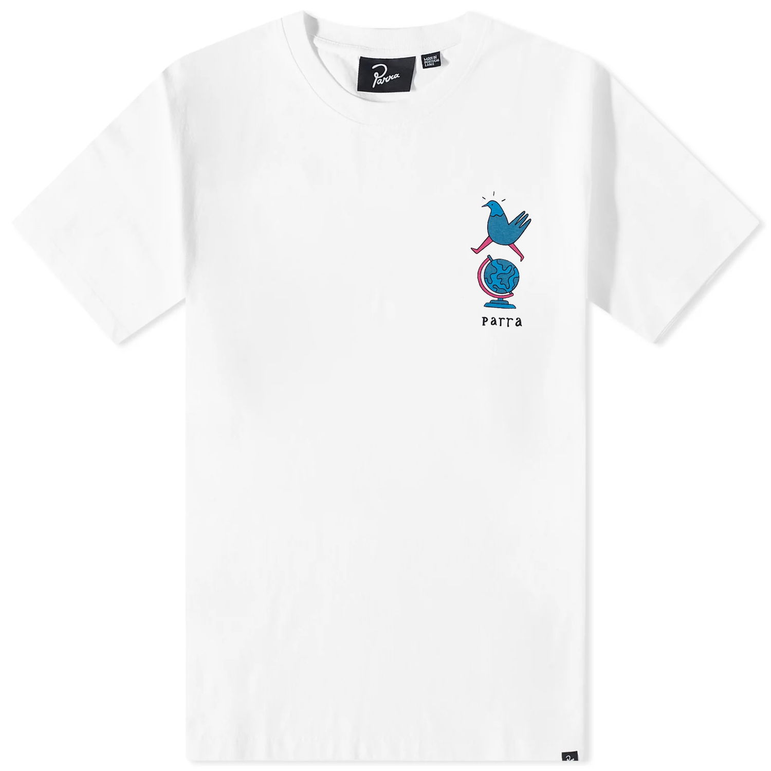T-shirt By Parra Art Anger Tee Hvid | 49405-WHT, 0