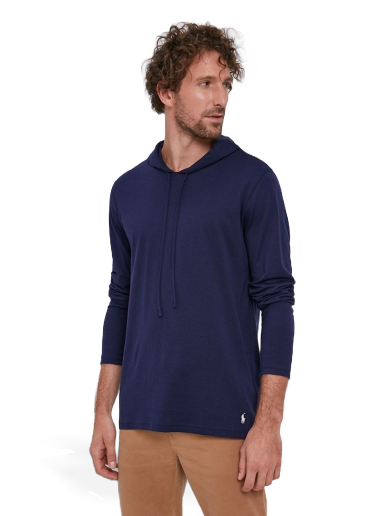 Sweatshirt Polo by Ralph Lauren Sweatshirt Hoodie Mørkeblå | 714844760001