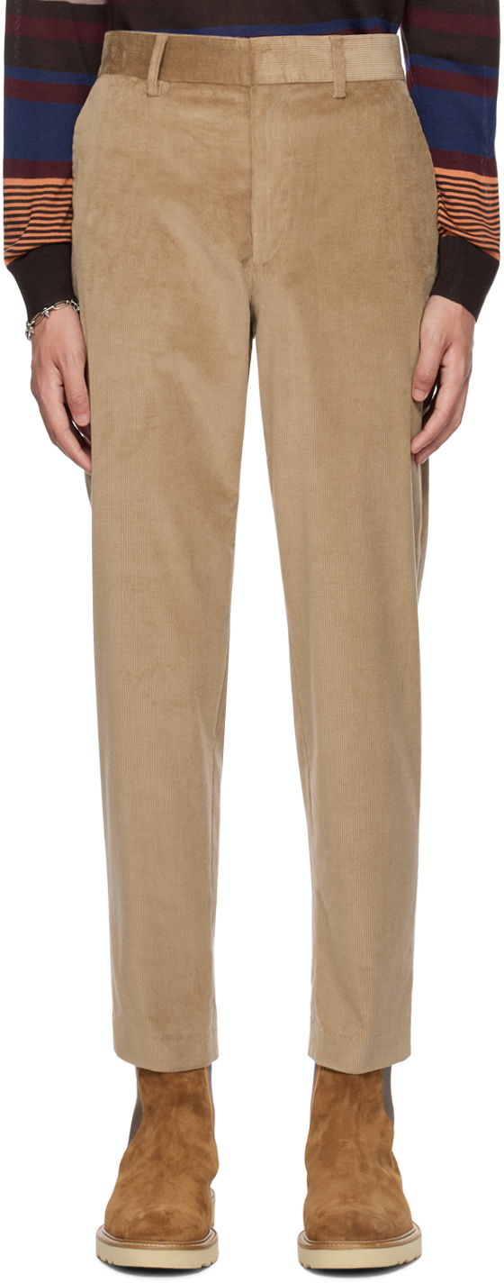 Bukser Paul Smith Paul Smith Four-Pocket Corduroy Trousers Beige | M1R-239X-L02065