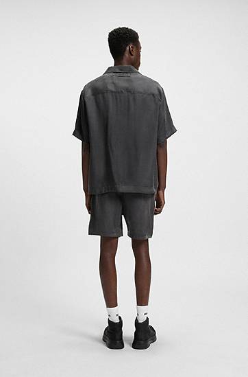 Shorts BOSS Relaxed-Fit Twill Shorts Sort | 50546181, 1