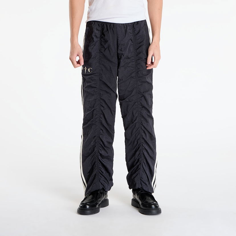 Bukser adidas Originals Thug Club Woven Ruched Side Stripe Tracksuit Bottoms Sort | KC2206