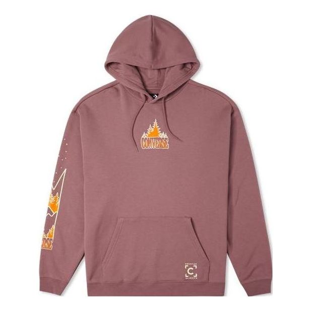 Sweatshirt Converse Converse Men's Climate Graphic Hoodie Lilla | 10025031-A02