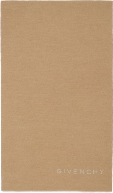Tørklæde Givenchy Givenchy Woven Scarf Beige | BG00MUG06U280, 0