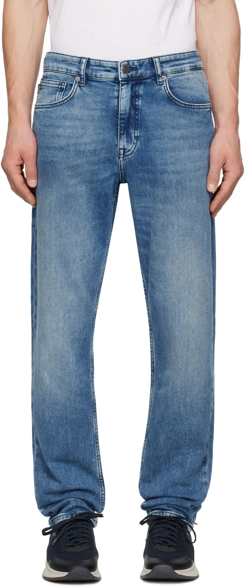 Jeans BOSS Faded Jeans Blå | 50532538
