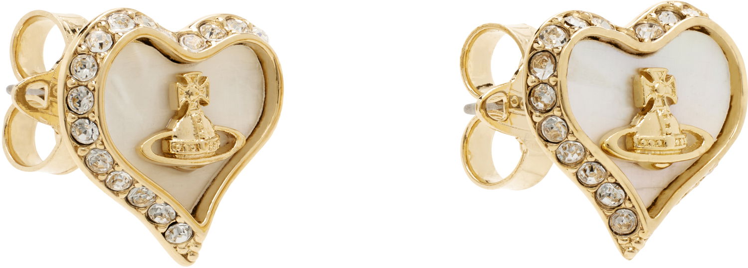 Øreringe Vivienne Westwood Vivienne Westwood Petra Heart Earrings Metalisk | 62010074-02R782-, 1